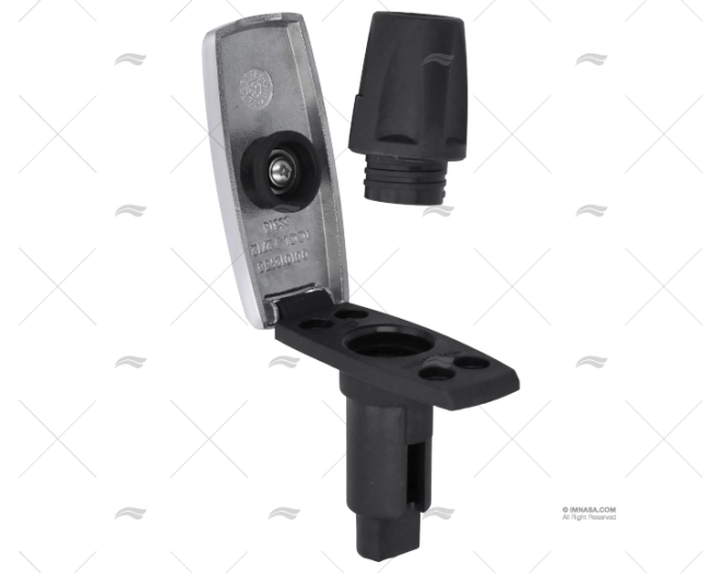 BASE NERA RETTANGOLARE 3 POLI 910V ATTWOOD