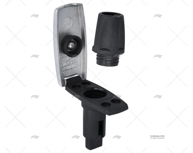 BASE INOX RETANGULAR 3 PINOS 910V ATTWOOD