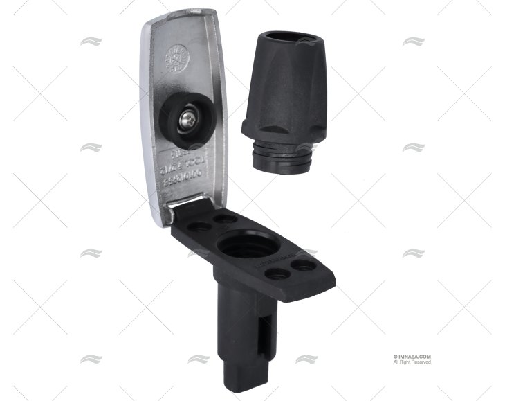 BASE INOX RETANGULAR 3 PINOS 910V ATTWOOD