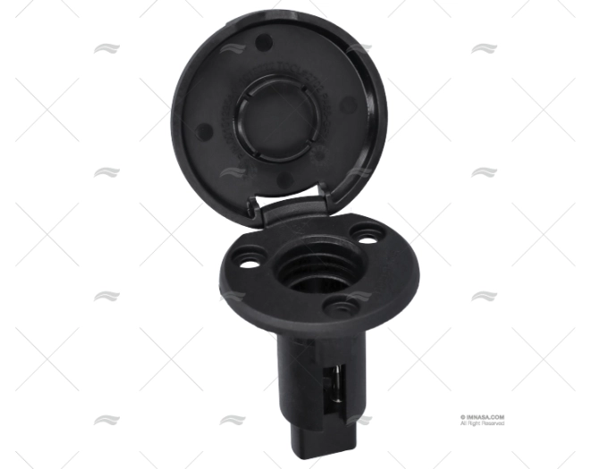 BASE REDONDA PRETA 2 PINOS 910R ATTWOOD