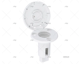BASE TONDA BIANCA INOX 2 PIN 910R ATTWOOD