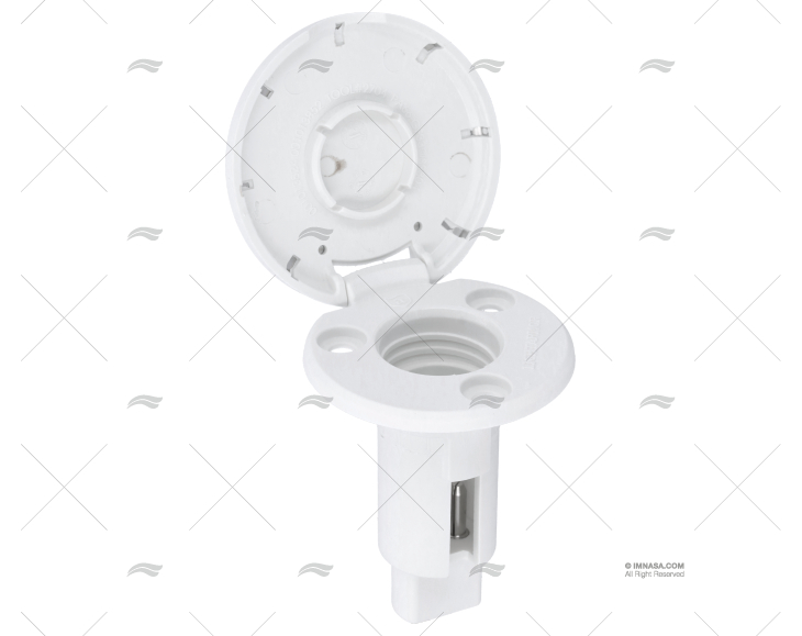 BASE TONDA BIANCA INOX 2 PIN 910R ATTWOOD