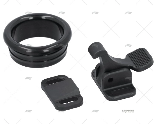 FECHO PLÁSTICO OLHAL PLÁSTICO PRETO