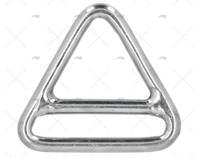 ANELLO TRIANGOLO 6x50mm INOX