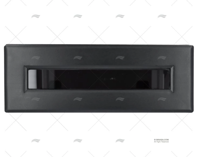 OBLÒ A FILO SMUSSATO 115x322mm NERO LEWMAR