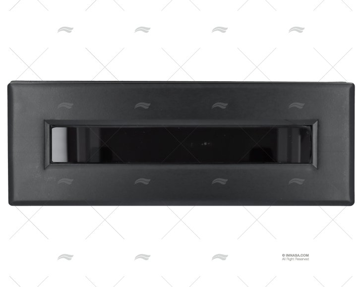 VIGIA RENTE BISELADA 115x322mm PRETO LEWMAR