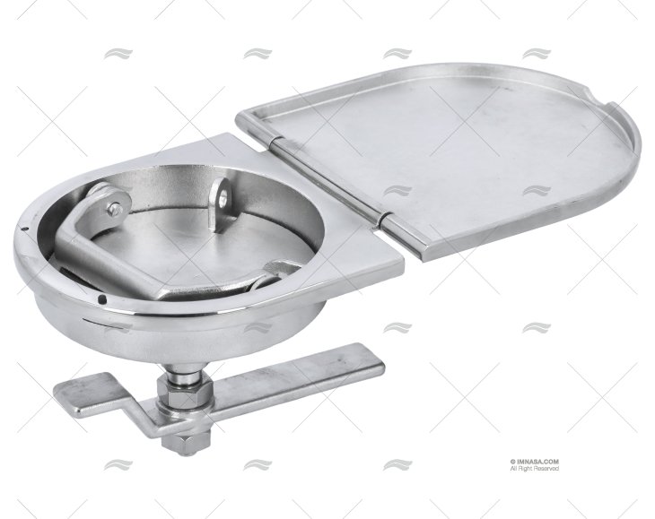 CHIUSURA BOCCAPORTO INOX 97mm