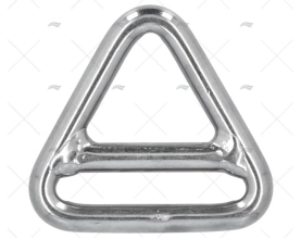 ARGOLA TRIÂNGULO 8x50mm INOX