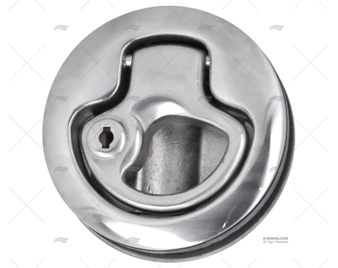 PUXADOR COM CHAVE INOX-316 2"