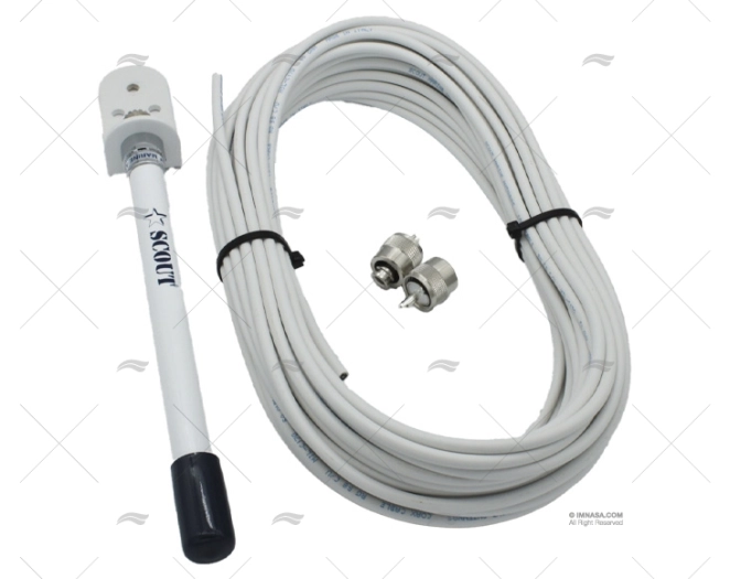 ANTENA VHF 18cm 3dB SCOUT KM-10 W/18m CA