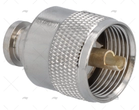 CONECTOR VHF PL CURTO PL259 RG58 SCOUT