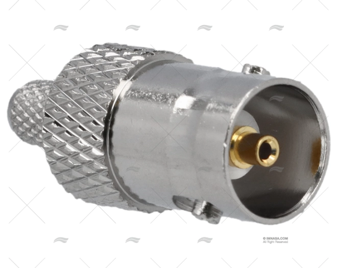 CONECTOR BNC FÊMEA PARA CABO RG-58 SCOUT