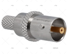 FEMALE CONNECTOR BNC TO MALE R-59