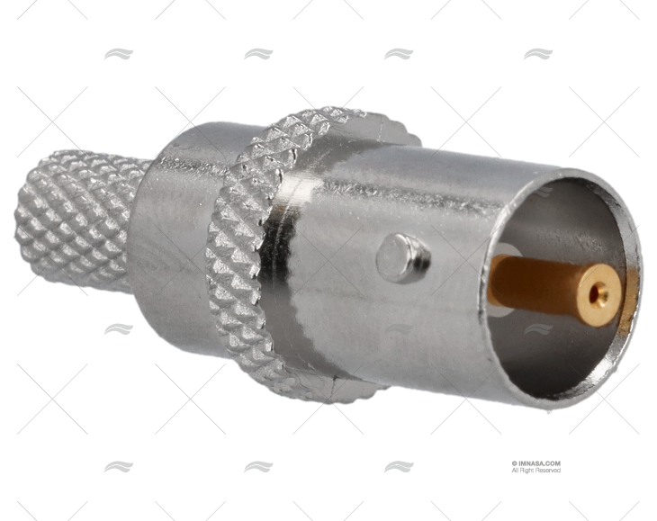 CONECTOR BNC FÊMEA PARA CABO RG-59 SCOUT