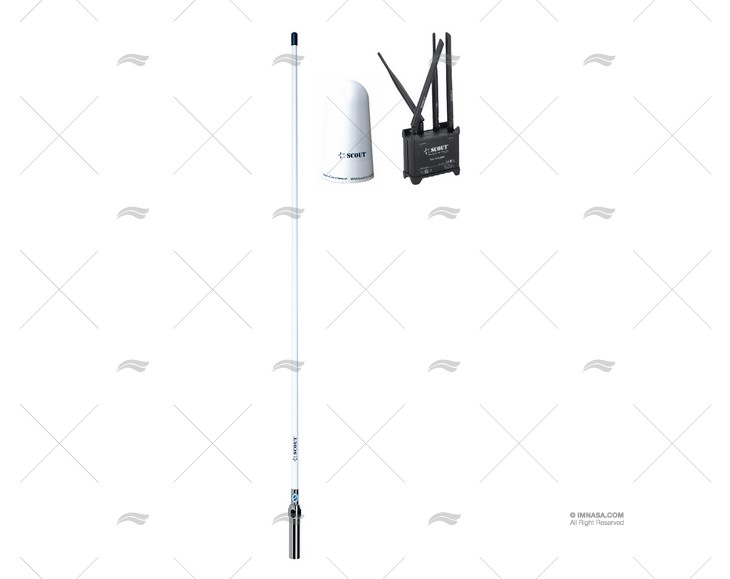 ROUTER DOPPIO CON 2 ANTENNA WIFI KS-62+SEA KING PLASTIC CORPORATION