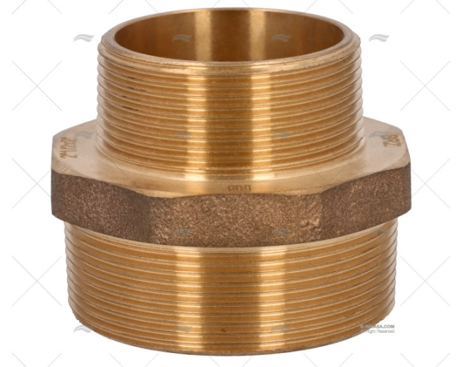 NÍPEL BRONZE M-M 2"-2"1/2 GUIDI