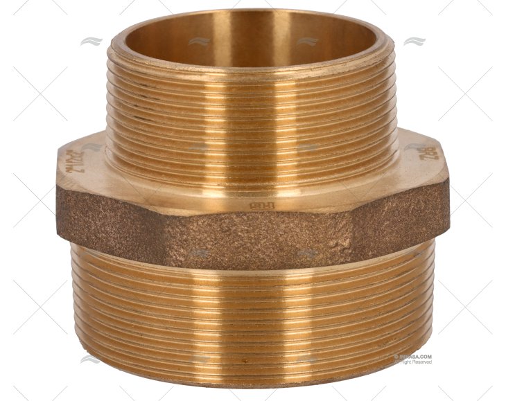NIPPLO BRONZO M-M 2"-2"1/2 GUIDI
