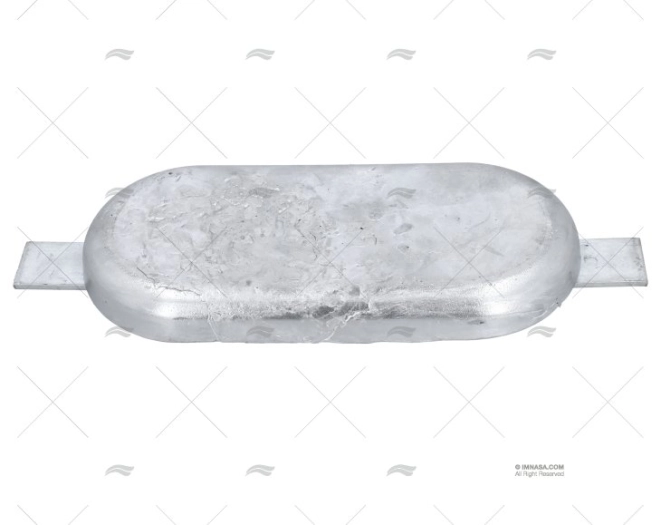 ÂNODO ZINCO PLACA 7,8kg SOLDAR GUARDIAN