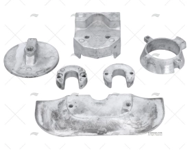 ANODO ALLUMINIO KIT ALPHA ONE GEN3 GUARDIAN