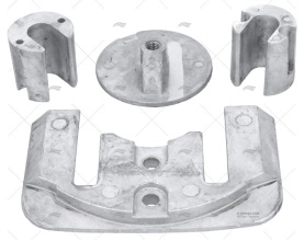 KIT BRAVO II-III S/TORNILL ANODE ALUMINI GUARDIAN