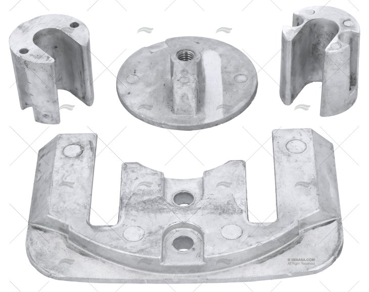 KIT BRAVO II-III S/TORNILL ANODE ALUMINI GUARDIAN