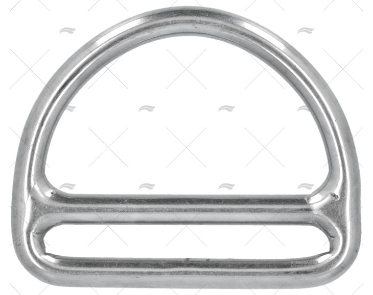 ANELLO 1/2 TONDO 5x45mm INOX