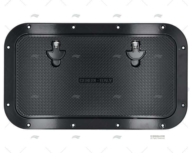 ACCESS COVER 600x350mm BLACK ALUMINIUM