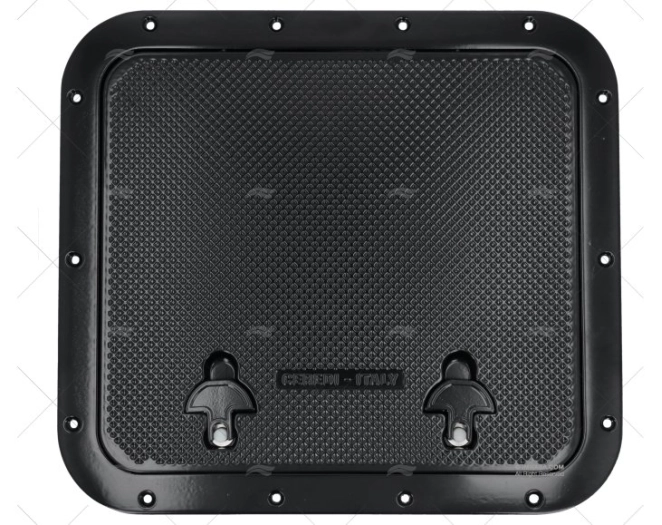 ACCESS COVER 510x460mm BLACK ALUMINIUM