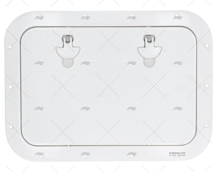 ACCESS COVER 550x400mmWHITE ALUMINIUM