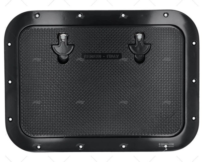 ACCESS COVER 550x400mm BLACK ALUMINIUM