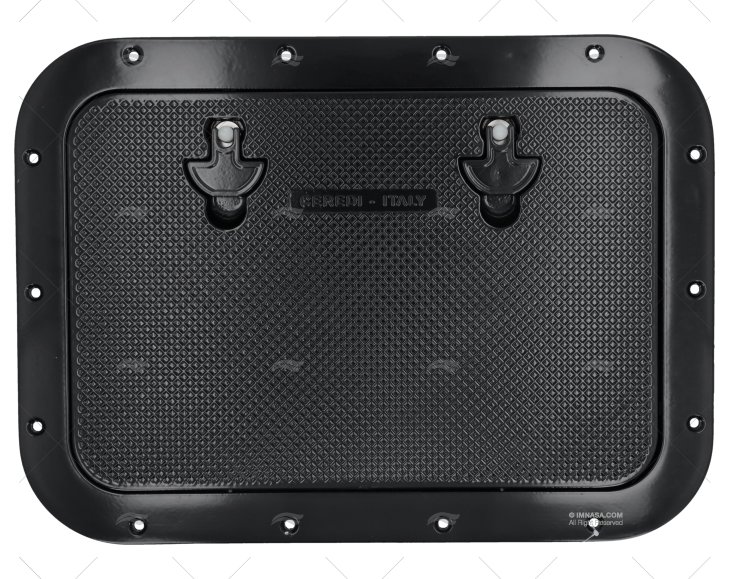 ACCESS COVER 550x400mm BLACK ALUMINIUM