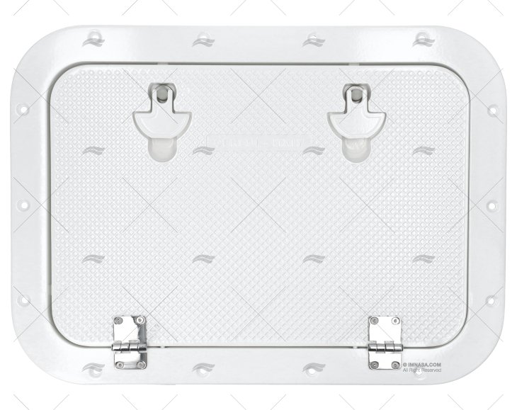 ACCESS COVER 550x400mm WHITE ALUMINIUM H
