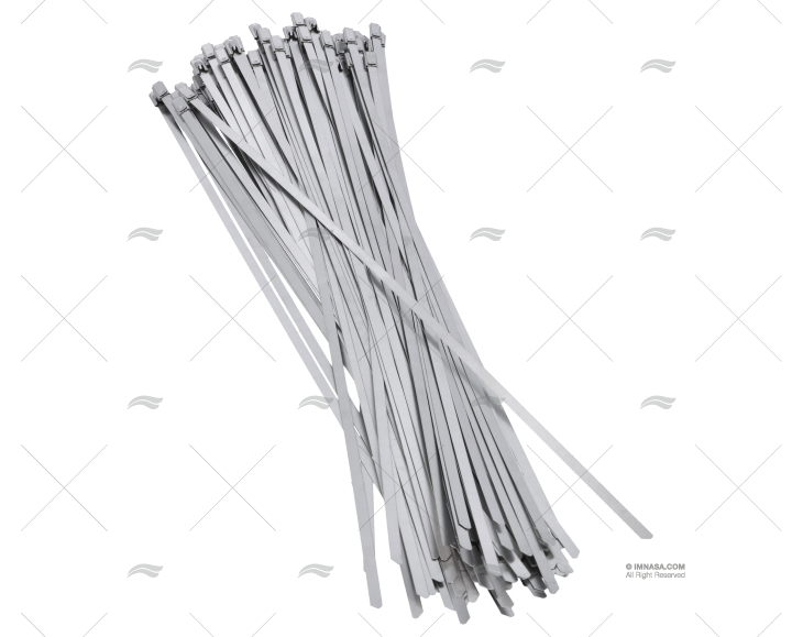 ABRAÇADEIRA INOX W4 350mm X 4,6mm (100u) NORMA