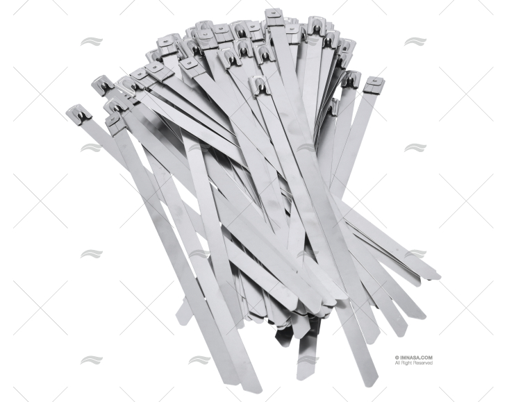 FASCETTA INOX W4 200mm X 7,9mm (100u) NORMA