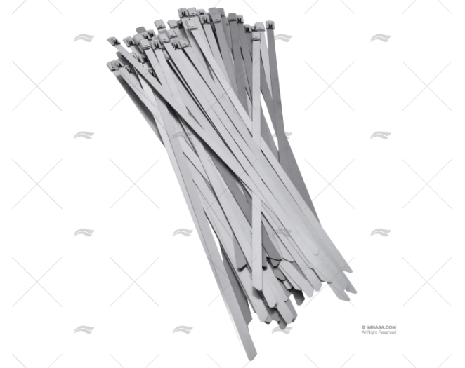 ABRAÇADEIRA INOX W4 350mm X 7,9mm (100u) NORMA
