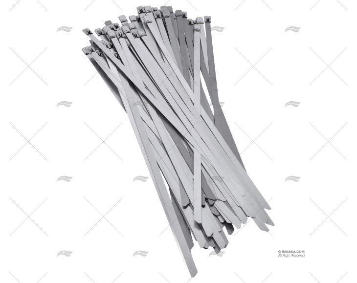 FASCETTA INOX W4 350mm X 7,9mm (100u) NORMA
