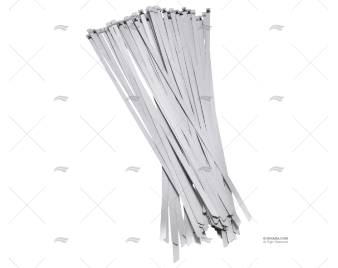 FASCETTA INOX W4 500mm X 7,9mm (100pz) NORMA