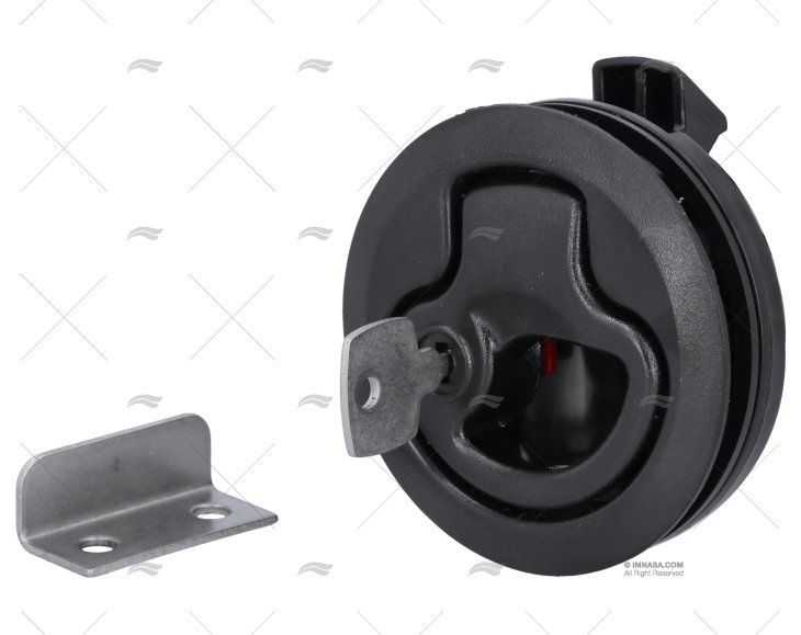 CHIUSURA PLASTICA NERA C/CHIUSURA