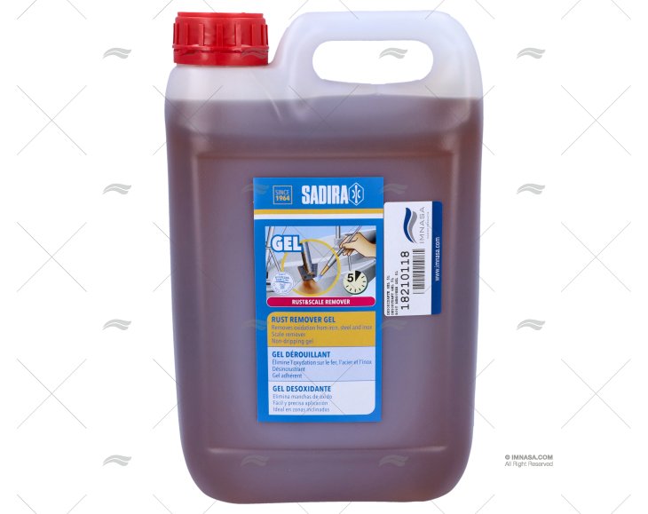 DESOXIDANTE LIMPADOR GEL 5L SADIRA