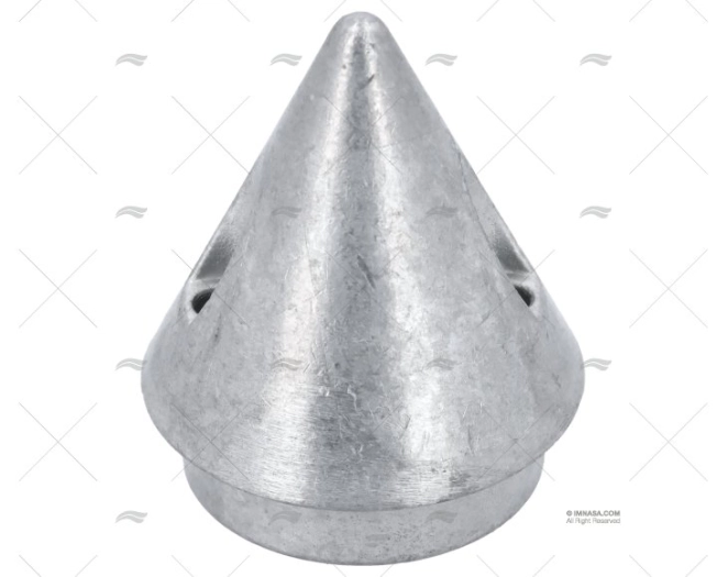 ANODO ZINCO TIPO M ELICA 2 FORI