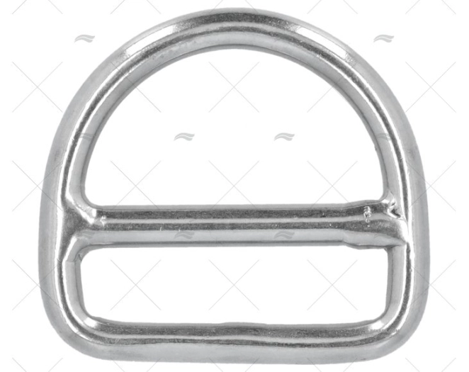 ANELLO 1/2 TONDO 6x50mm INOX