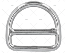 ANELLO 1/2 TONDO 6x50mm INOX