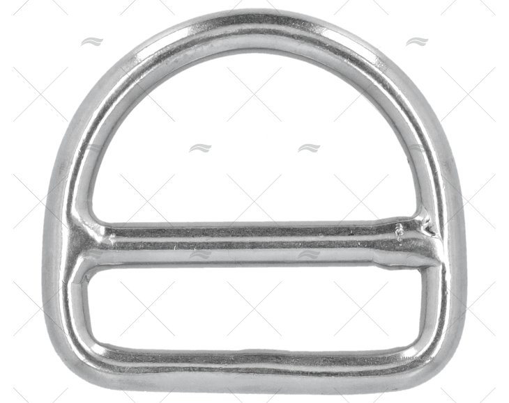ROUND 1/2 RING WITH BAR S.S.316 6x50mm