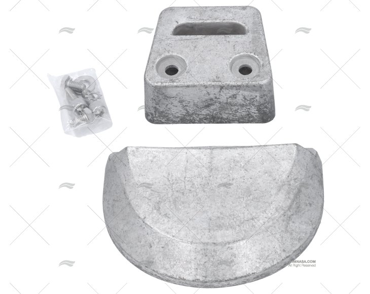 ÂNODO MAGNÉSIO KIT VOLVO SX C/PARAFUSOS