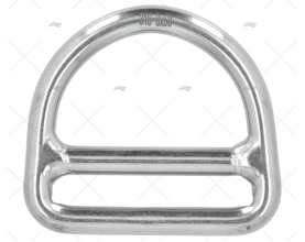 ANELLO 1/2 TONDO 8x50mm INOX (1pz)