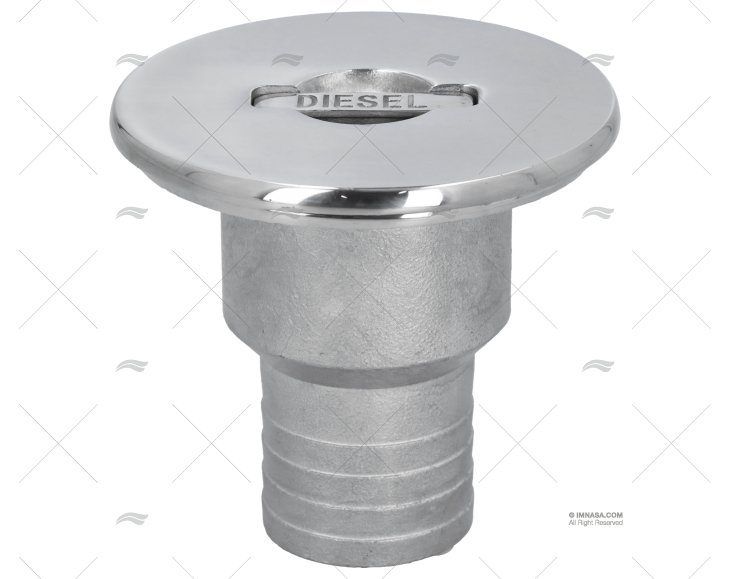 TAMPÃO GASÓLEO 38mm INOX TAMPA 89mm