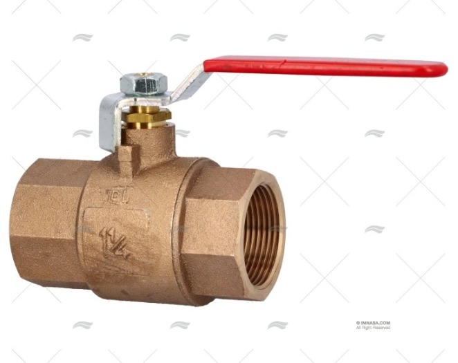 RUBINETTO PALLA BRONZO  1 1/4" GUIDI