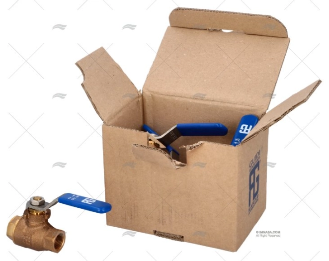 RUBINETTO PALLA BRONZO MANETTA INOX 3/8\" GUIDI