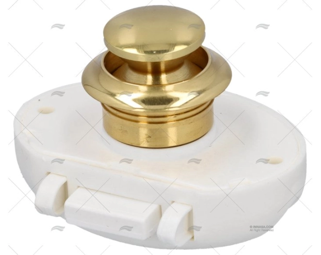 FECHO BOTÃO DOURADO 23x16mm FORESTI SUARDI