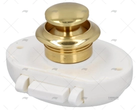 FECHO BOTÃO DOURADO 23x16mm FORESTI SUARDI